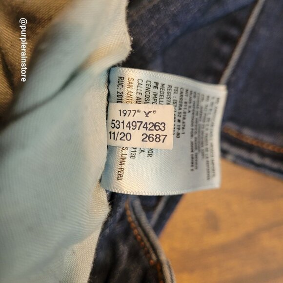 American Eagle Jeans 2 S Jegging Curvy Super Hi Rise Next Level Stretch Dark - Picture 7 of 13